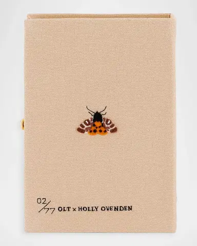 Olympia Le-Tan Tulip Book Clutch Bag | Thumbnail 3 Olympia Le-Tan Tulip Book Clutch Bag | Thumbnail 3