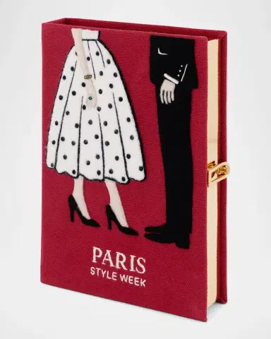 Olympia Le-Tan Paris Style Week Book Clutch Bag | Thumbnail 4 Olympia Le-Tan Paris Style Week Book Clutch Bag | Thumbnail 4