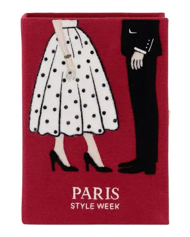 Olympia Le-Tan Paris Style Week Book Clutch Bag | Thumbnail 1 Olympia Le-Tan Paris Style Week Book Clutch Bag | Thumbnail 1