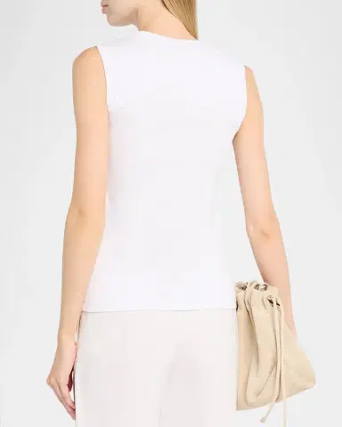 PESERICO Punto Luce Crewneck Rib Knit Top | Thumbnail 3 PESERICO Punto Luce Crewneck Rib Knit Top | Thumbnail 3