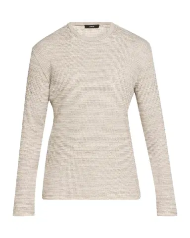 Vince Men's Space-Dye Thermal Long-Sleeve Crewneck T-Shirt | Thumbnail 1 Vince Men's Space-Dye Thermal Long-Sleeve Crewneck T-Shirt | Thumbnail 1