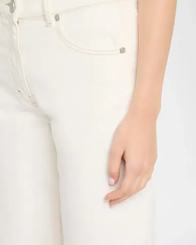 PESERICO Cropped Stretch Cotton Denim Pants | Thumbnail 5 PESERICO Cropped Stretch Cotton Denim Pants | Thumbnail 5