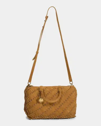 Rabanne Suede-Cotton Top Handle Bag | Thumbnail 7 Rabanne Suede-Cotton Top Handle Bag | Thumbnail 7