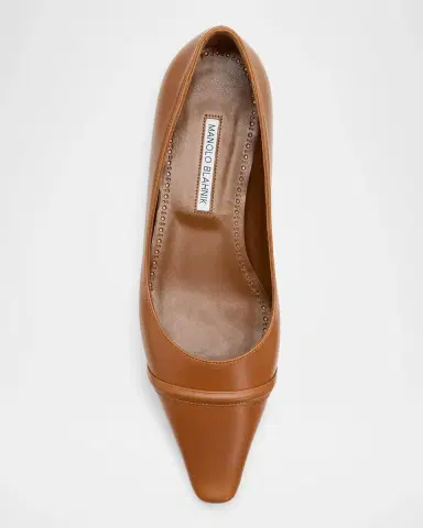 Manolo Blahnik Continu Leather Ballerina Flats | Thumbnail 6 Manolo Blahnik Continu Leather Ballerina Flats | Thumbnail 6
