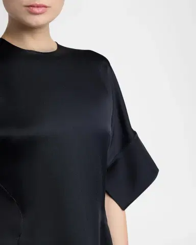 Stella McCartney Ruffled Satin Top | Thumbnail 5 Stella McCartney Ruffled Satin Top | Thumbnail 5