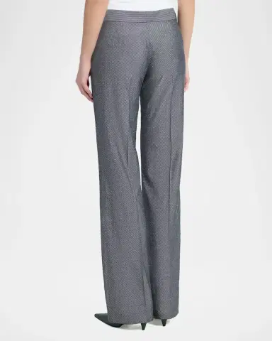 Stella McCartney Twill Straight-Leg Pants | Thumbnail 3 Stella McCartney Twill Straight-Leg Pants | Thumbnail 3