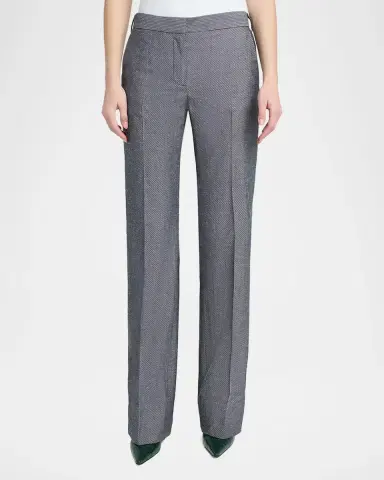 Stella McCartney Twill Straight-Leg Pants | Thumbnail 4 Stella McCartney Twill Straight-Leg Pants | Thumbnail 4