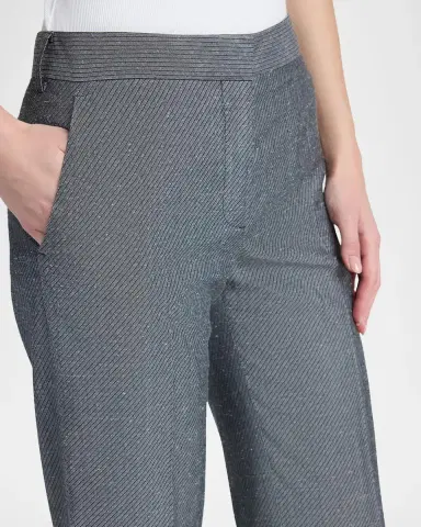 Stella McCartney Twill Straight-Leg Pants | Thumbnail 5 Stella McCartney Twill Straight-Leg Pants | Thumbnail 5