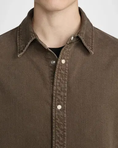 Frame Men's Relaxed Denim Overshirt | Thumbnail 5 Frame Men's Relaxed Denim Overshirt | Thumbnail 5