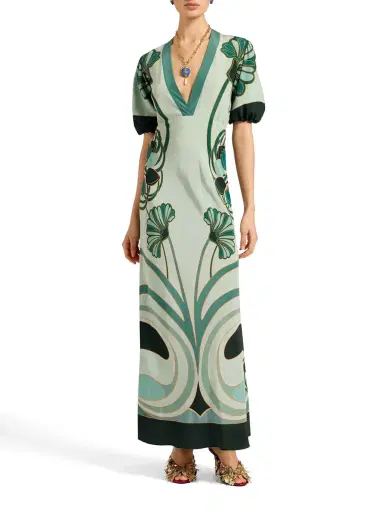 La DoubleJ Marlene Silk Maxi Dress | Thumbnail 2 La DoubleJ Marlene Silk Maxi Dress | Thumbnail 2