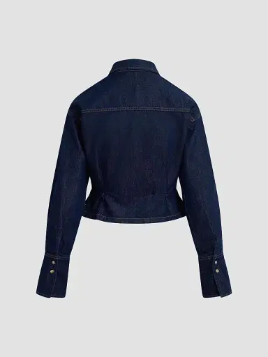 Favorite Daughter Women's The Eyes On Me Denim Shirt - Oxford | Thumbnail 6 Favorite Daughter Women's The Eyes On Me Denim Shirt - Oxford | Thumbnail 6