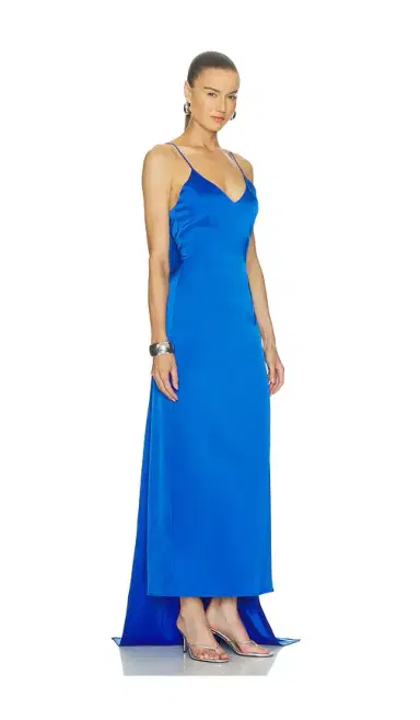 ALEJANDRA ALONSO ROJAS Fitted Sheath Dress With Removable Train | Thumbnail 2 ALEJANDRA ALONSO ROJAS Fitted Sheath Dress With Removable Train | Thumbnail 2