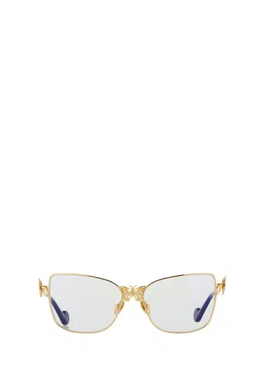 Anna-Karin Karlsson Le Papillon Cat-Eye Optical Frames w/ 3D Butterfly Detail, Gold | Thumbnail 1 Anna-Karin Karlsson Le Papillon Cat-Eye Optical Frames w/ 3D Butterfly Detail, Gold | Thumbnail 1