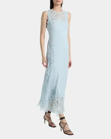 Ulla Johnson Idra Embroidered Silk Dress | Thumbnail 2 Ulla Johnson Idra Embroidered Silk Dress | Thumbnail 2