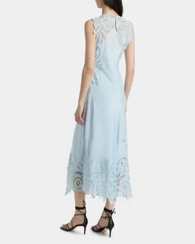 Ulla Johnson Idra Embroidered Silk Dress | Thumbnail 3 Ulla Johnson Idra Embroidered Silk Dress | Thumbnail 3