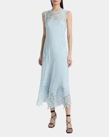 Ulla Johnson Idra Embroidered Silk Dress | Thumbnail 4 Ulla Johnson Idra Embroidered Silk Dress | Thumbnail 4