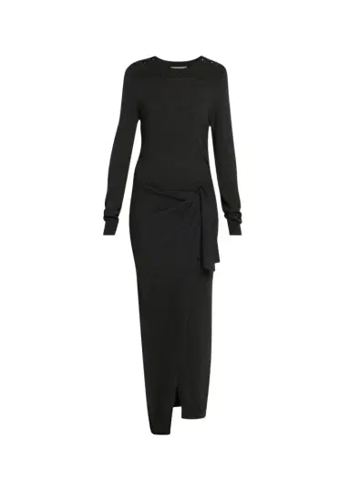 Isabel Marant Jozira Button-Shoulder Wrap Maxi Sweater Dress | Thumbnail 1 Isabel Marant Jozira Button-Shoulder Wrap Maxi Sweater Dress | Thumbnail 1