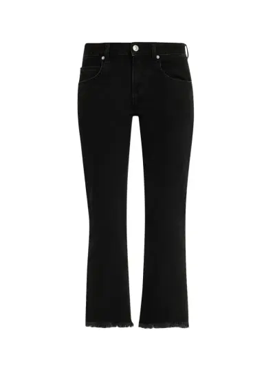 Isabel Marant Ombela Frayed Straight-Leg Ankle Jeans | Thumbnail 1 Isabel Marant Ombela Frayed Straight-Leg Ankle Jeans | Thumbnail 1