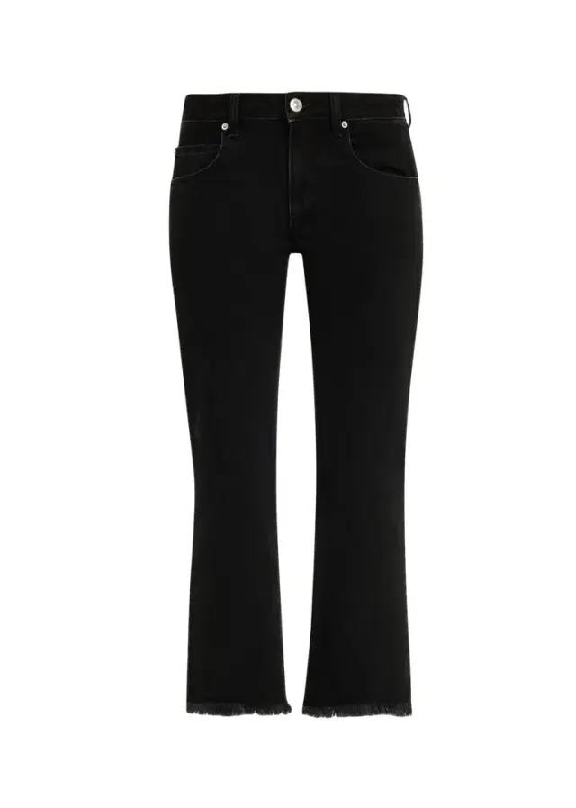 Ombela Frayed Straight-Leg Ankle Jeans Ombela Frayed Straight-Leg Ankle Jeans