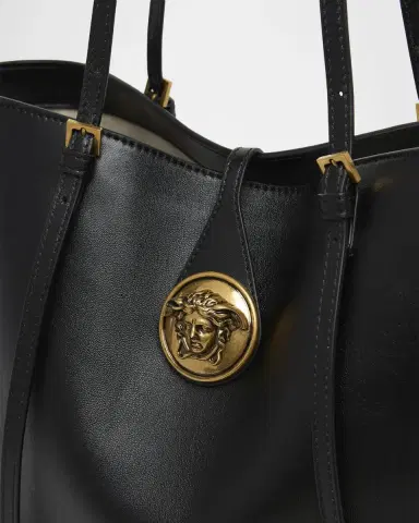 Versace Medusa Small Leather Tote Bag | Thumbnail 6 Versace Medusa Small Leather Tote Bag | Thumbnail 6
