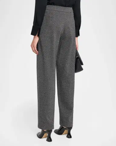Emporio Armani Straight-Leg Chevron Trousers | Thumbnail 3 Emporio Armani Straight-Leg Chevron Trousers | Thumbnail 3