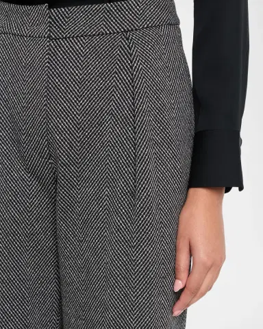 Emporio Armani Straight-Leg Chevron Trousers | Thumbnail 5 Emporio Armani Straight-Leg Chevron Trousers | Thumbnail 5