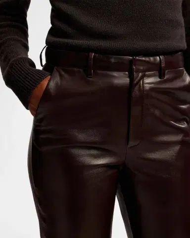 Ralph Lauren Collection Banbury Leather Slim-Leg Pants | Thumbnail 5 Ralph Lauren Collection Banbury Leather Slim-Leg Pants | Thumbnail 5