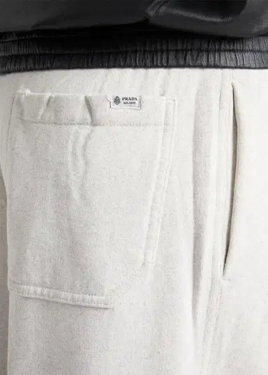 Prada Cotton Wide-Leg Sweatpants | Thumbnail 5 Prada Cotton Wide-Leg Sweatpants | Thumbnail 5