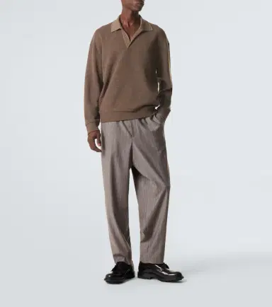 Giorgio Armani Virgin wool polo sweater | Thumbnail 5 Giorgio Armani Virgin wool polo sweater | Thumbnail 5