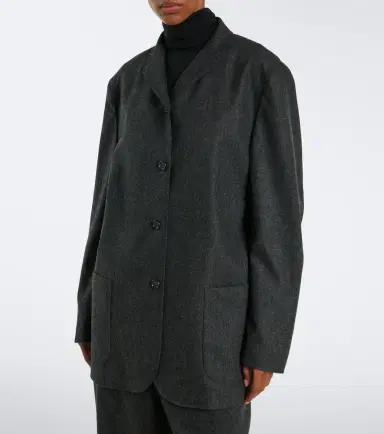Jil Sander Wool flannel jacket | Thumbnail 3 Jil Sander Wool flannel jacket | Thumbnail 3