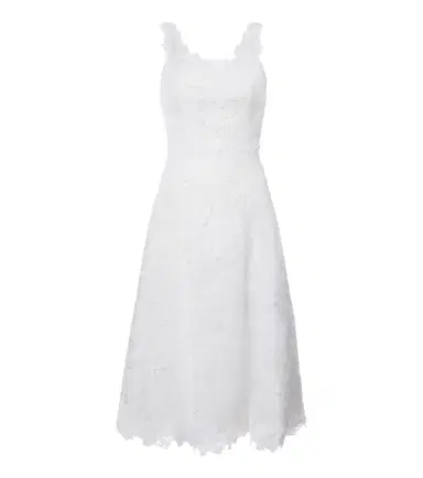 Carolina Herrera Floral guipure lace midi dress | Thumbnail 1 Carolina Herrera Floral guipure lace midi dress | Thumbnail 1