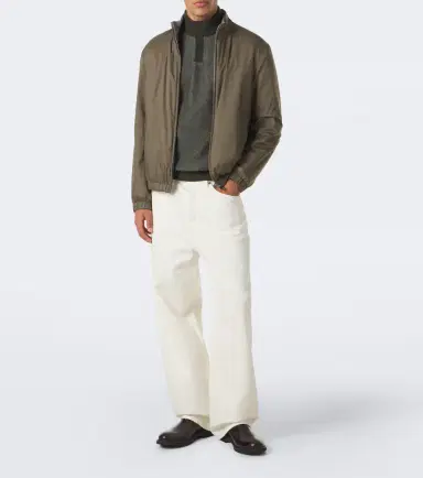 Slowear Ribbed-knit virgin wool half-zip sweater | Thumbnail 2 Slowear Ribbed-knit virgin wool half-zip sweater | Thumbnail 2