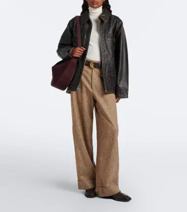 Polo Ralph Lauren Oversized leather jacket | Thumbnail 7 Polo Ralph Lauren Oversized leather jacket | Thumbnail 7