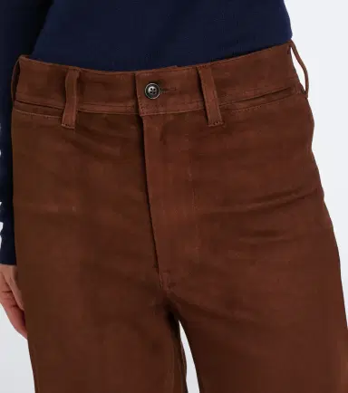 Polo Ralph Lauren Beaton suede flared pants | Thumbnail 3 Polo Ralph Lauren Beaton suede flared pants | Thumbnail 3