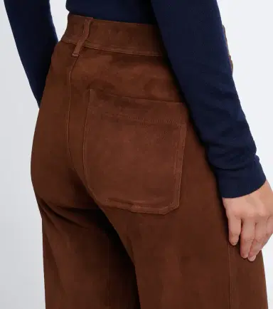 Polo Ralph Lauren Beaton suede flared pants | Thumbnail 4 Polo Ralph Lauren Beaton suede flared pants | Thumbnail 4