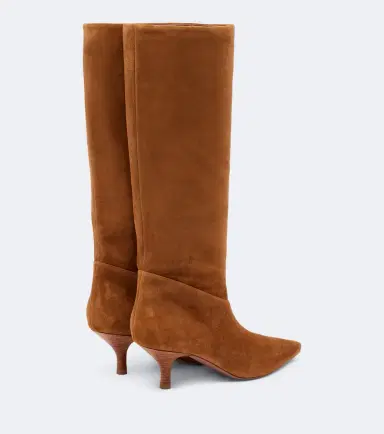 Paris Texas Rose suede knee-high boots | Thumbnail 4 Paris Texas Rose suede knee-high boots | Thumbnail 4