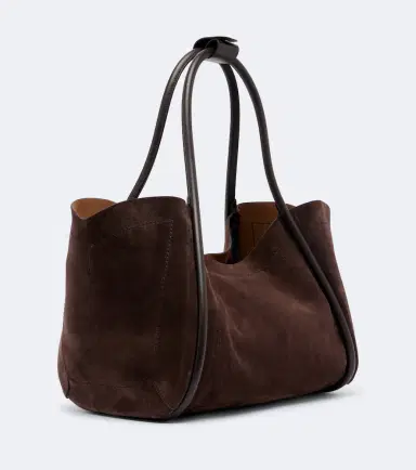 Max Mara Medium suede shoulder bag | Thumbnail 3 Max Mara Medium suede shoulder bag | Thumbnail 3