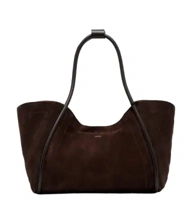 Max Mara Medium suede shoulder bag | Thumbnail 1 Max Mara Medium suede shoulder bag | Thumbnail 1