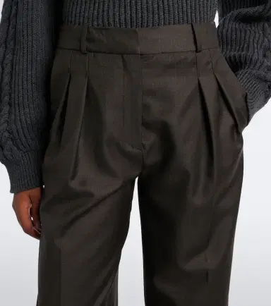 Loulou de Saison Sbiru Lds pleated virgin wool pants | Thumbnail 3 Loulou de Saison Sbiru Lds pleated virgin wool pants | Thumbnail 3