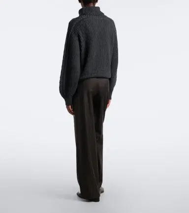 Loulou de Saison Sbiru Lds pleated virgin wool pants | Thumbnail 4 Loulou de Saison Sbiru Lds pleated virgin wool pants | Thumbnail 4