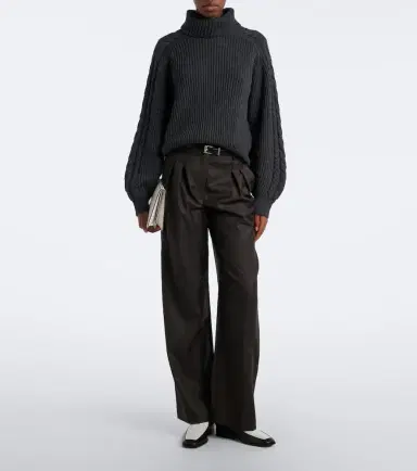 Loulou de Saison Sbiru Lds pleated virgin wool pants | Thumbnail 5 Loulou de Saison Sbiru Lds pleated virgin wool pants | Thumbnail 5