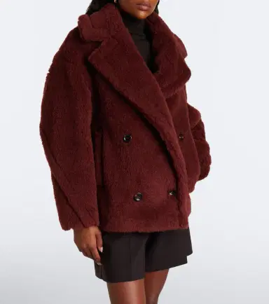 Max Mara Alpaca, wool, and silk jacket | Thumbnail 2 Max Mara Alpaca, wool, and silk jacket | Thumbnail 2