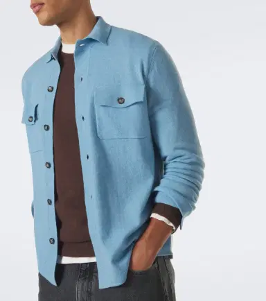 Allude Knitted wool and cashmere shirt | Thumbnail 2 Allude Knitted wool and cashmere shirt | Thumbnail 2