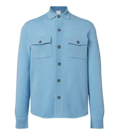 Allude Knitted wool and cashmere shirt | Thumbnail 1 Allude Knitted wool and cashmere shirt | Thumbnail 1