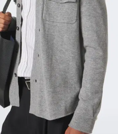 Allude Knitted wool and cashmere shirt | Thumbnail 3 Allude Knitted wool and cashmere shirt | Thumbnail 3