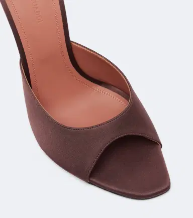 Amina Muaddi Alexa satin mules | Thumbnail 2 Amina Muaddi Alexa satin mules | Thumbnail 2