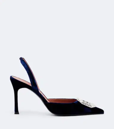 Amina Muaddi Camelia crystal-embellished slingback pumps | Thumbnail 3 Amina Muaddi Camelia crystal-embellished slingback pumps | Thumbnail 3