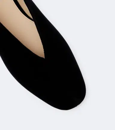 Le Monde Béryl Le Monde Béryl Olympia velvet ballet flats | Thumbnail 3 Le Monde Béryl Le Monde Béryl Olympia velvet ballet flats | Thumbnail 3
