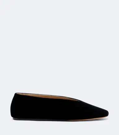 Le Monde Béryl Le Monde Béryl Olympia velvet ballet flats | Thumbnail 4 Le Monde Béryl Le Monde Béryl Olympia velvet ballet flats | Thumbnail 4