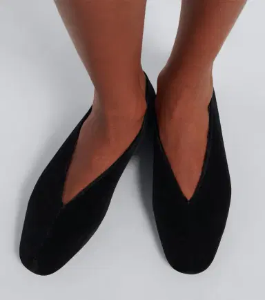 Le Monde Béryl Le Monde Béryl Olympia velvet ballet flats | Thumbnail 6 Le Monde Béryl Le Monde Béryl Olympia velvet ballet flats | Thumbnail 6